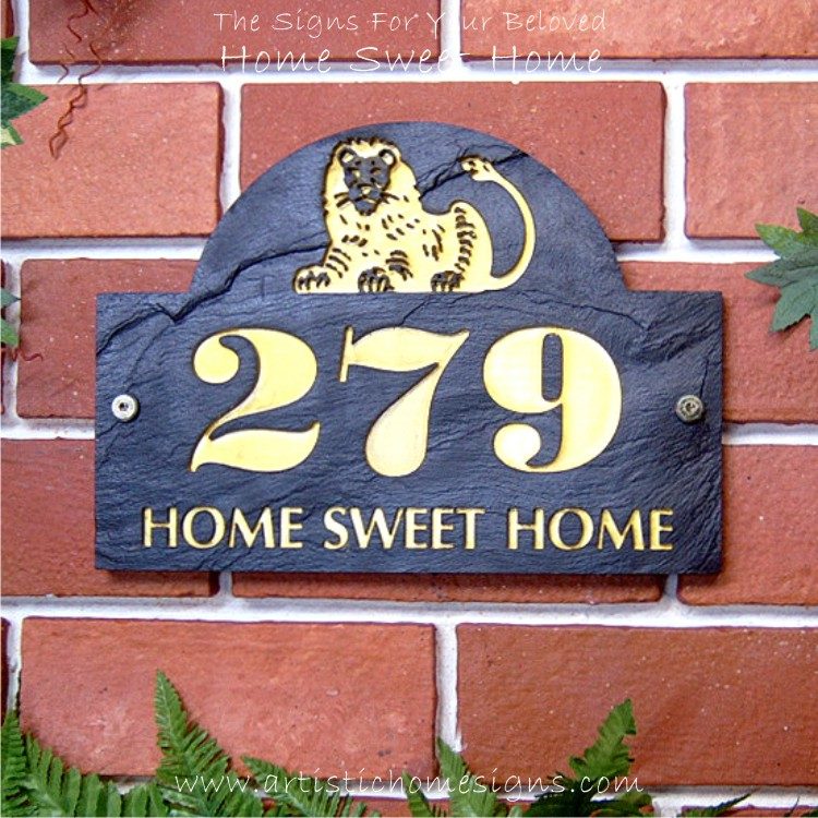 Company Logo Stone Sign