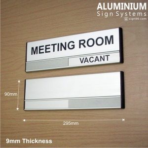 Aluminium Slider Meeting Room Door Sign DOR-823 – sign96
