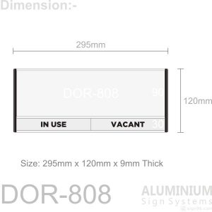 DOR-808 Door Sign Blank