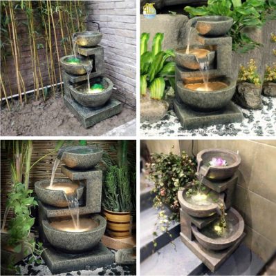 Contemporary Modern Indoor Waterfall Fountain With Top Cover 1250mm x ...