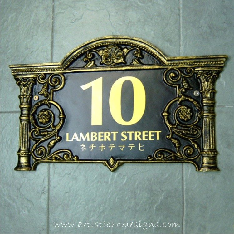 LAC-006 Lace Sign Antique Gold 10