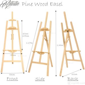 FWE-001 Pine Wood Easel 03