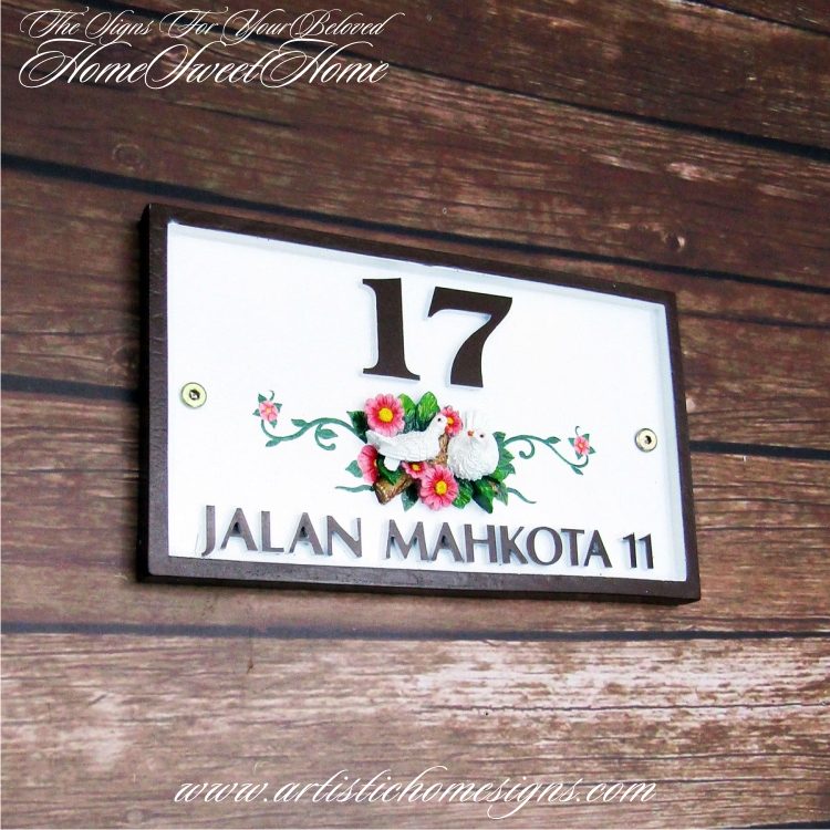 REC-001 Rectangle Artistic Home Signs Made In Malaysia