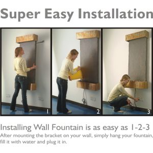 Wall Fountain Easy Installation