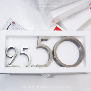 Weather Resistant House Numbers - Standard Font 09