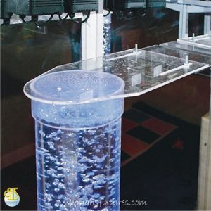 Acrylic Bracket for Sensory Room Bubble Column Tubes Custom made in Malaysia