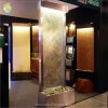 Artistic Fusion Kiln Formed Glass Feng Shui Divider Floor Fountain Made In Malaysia